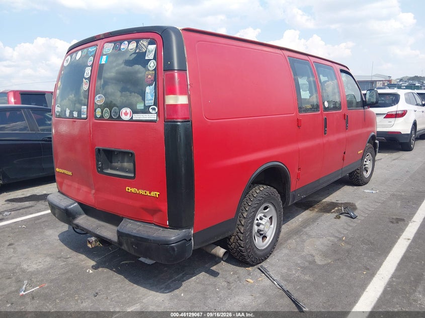 CHEVROLET EXPRESS 2005 VIN 1GCGG25V751235099