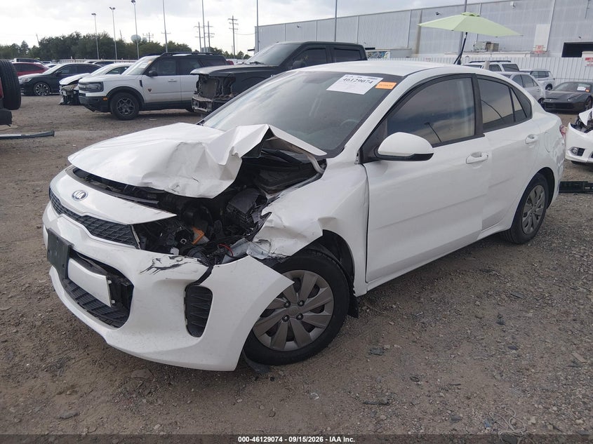Vin: 3kpa24ad7le294516, lot: 46628794, kia rio lx 20202