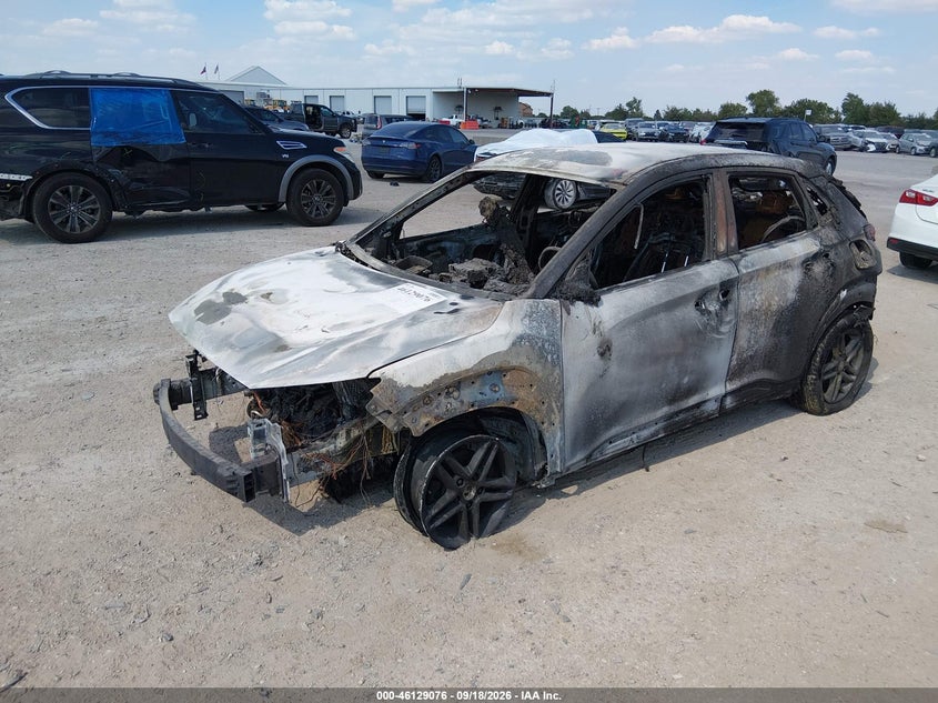 Vin: km8k12aaxku259868, lot: 46628796, hyundai kona se 20192