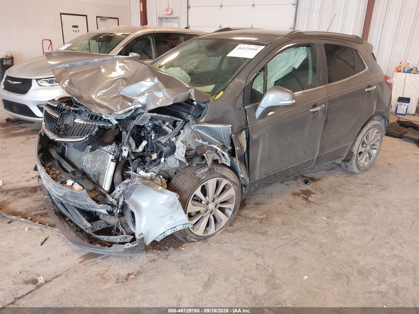 Vin: kl4cjasb0kb938127, lot: 46628880, buick encore fwd preferred 20192