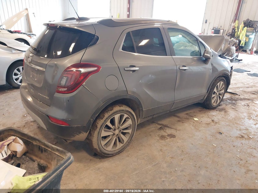 Vin: kl4cjasb0kb938127, lot: 46628880, buick encore fwd preferred 20194