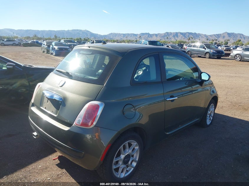 Vin: 3c3cffar1ct181908, lot: 46628889, fiat 500 pop 20124