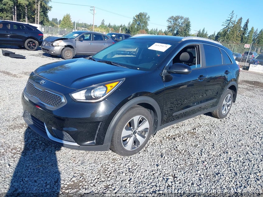 Vin: kndcb3lc3k5341106, lot: 46628891, kia niro lx 20192