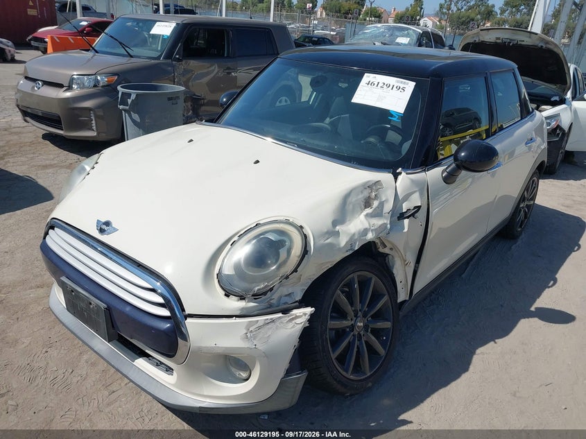 Vin: wmwxs5c53ft827041, lot: 46628915, mini hardtop cooper 20152