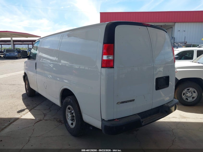 Vin: 1gcwgafp6l1272650, lot: 46628921, chevrolet express cargo rwd 2500 regular wheelbase wt 20203