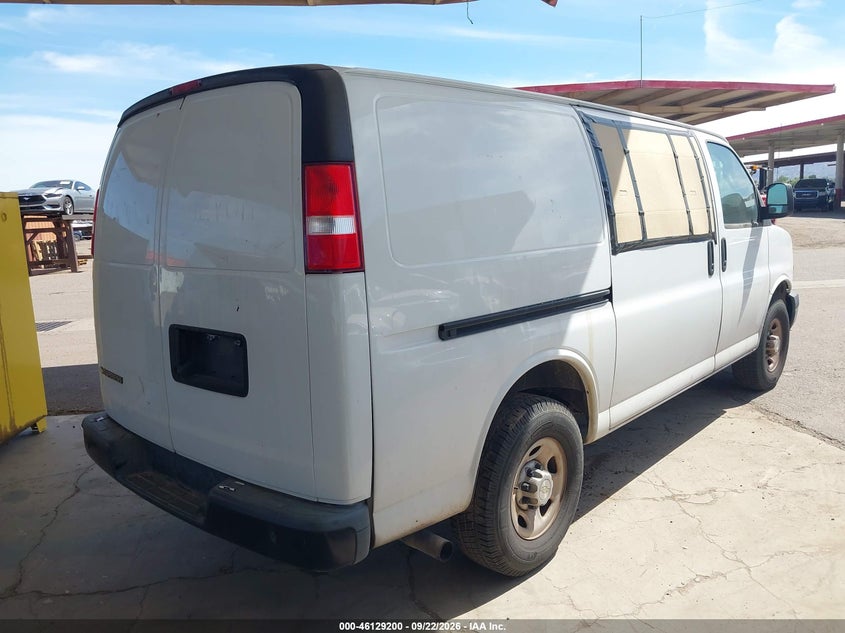 Vin: 1gcwgafp6l1272650, lot: 46628921, chevrolet express cargo rwd 2500 regular wheelbase wt 20204