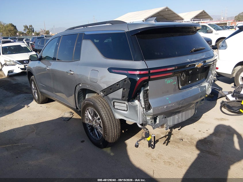Vin: 1gnergks8tj328906, lot: 46628960, chevrolet traverse fwd lt 20263
