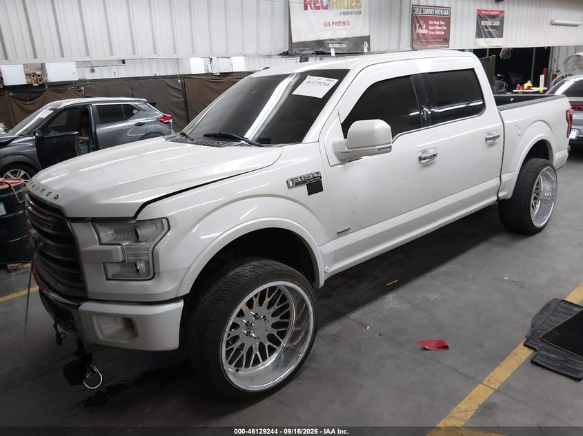 2017 Ford F-150, Right Side, IAAI, VIN 1FTEW1EG0HFB01547 — photo 2