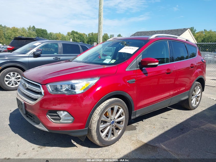Vin: 1fmcu9j95juc83942, lot: 46628987, ford escape titanium 20182