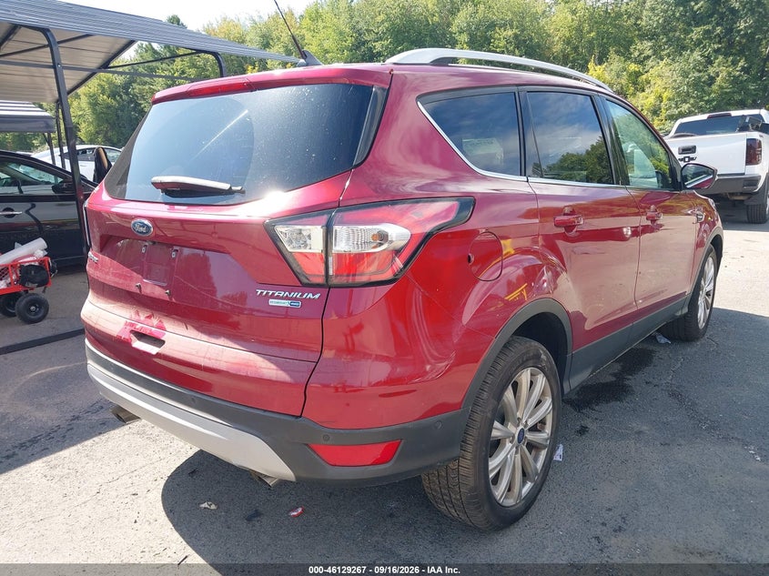 Vin: 1fmcu9j95juc83942, lot: 46628987, ford escape titanium 20184