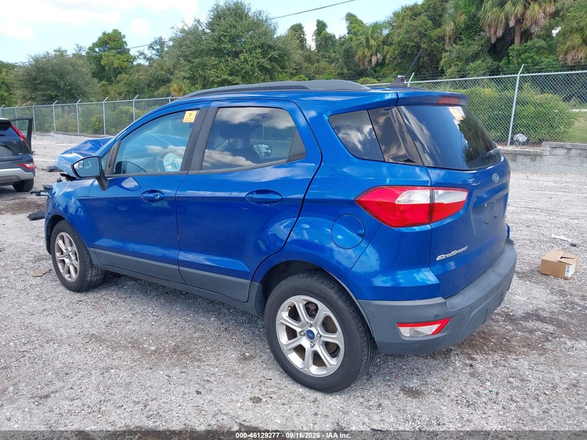Vin: maj3s2gexlc368974, lot: 46628997, ford ecosport se 20203