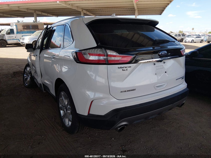 Vin: 2fmpk3k96lba93501, lot: 46629037, ford edge titanium 20203