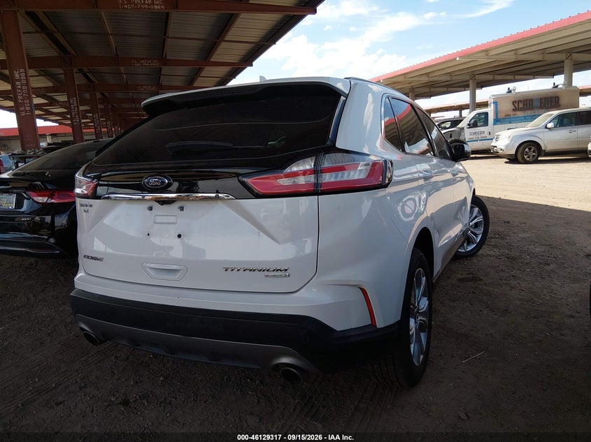 Vin: 2fmpk3k96lba93501, lot: 46629037, ford edge titanium 20204