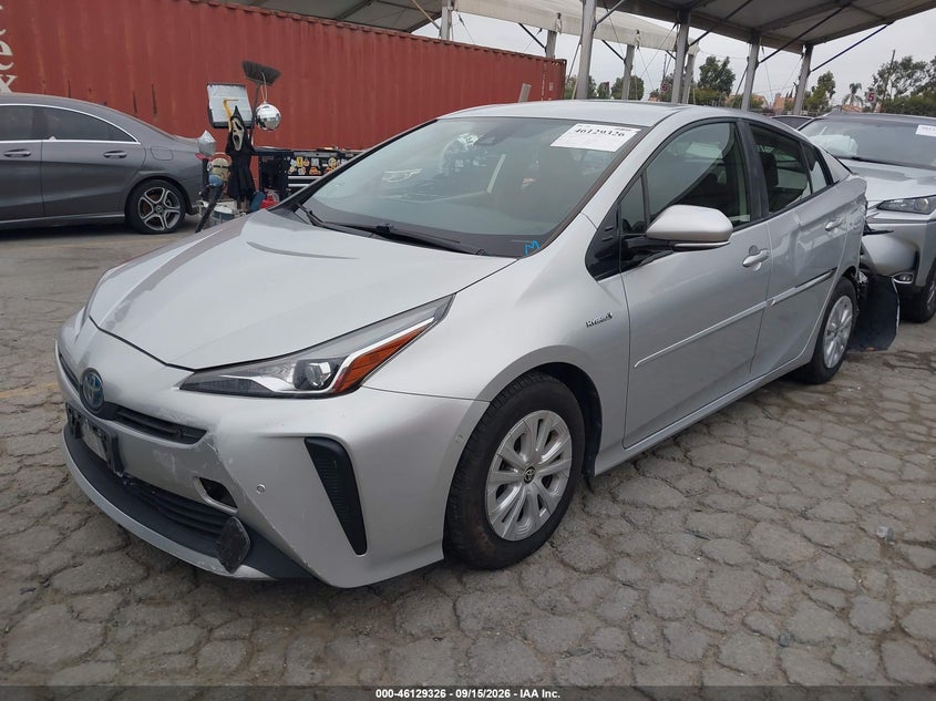 Vin: jtdkarfu6l3121722, lot: 46629046, toyota prius le 20202