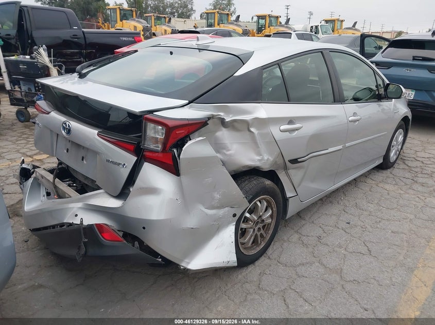 Vin: jtdkarfu6l3121722, lot: 46629046, toyota prius le 20204