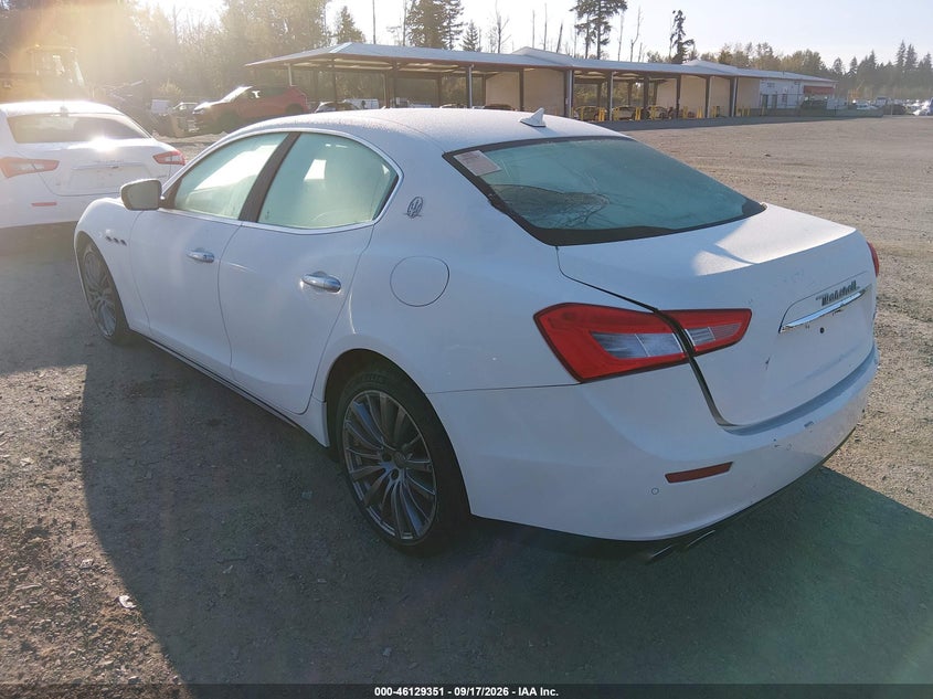 Vin: zam57xsl4h1240803, lot: 46629071, maserati ghibli 20173