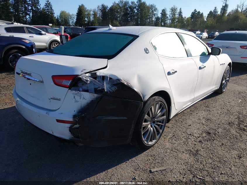 Vin: zam57xsl4h1240803, lot: 46629071, maserati ghibli 20174