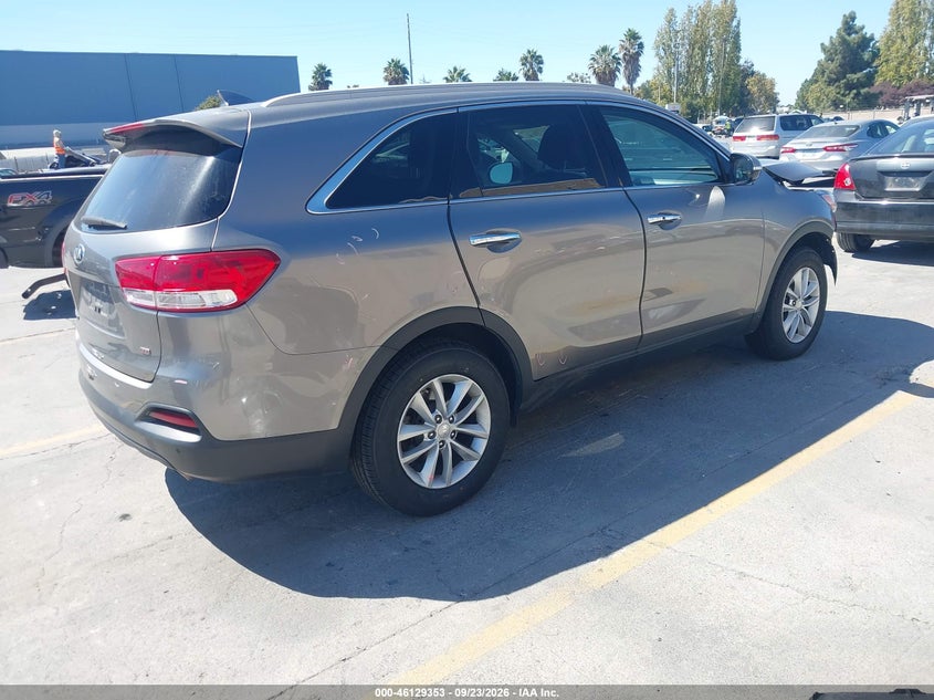 Vin: 5xypg4a3xhg295950, lot: 46629073, kia sorento 2.4l lx 20174
