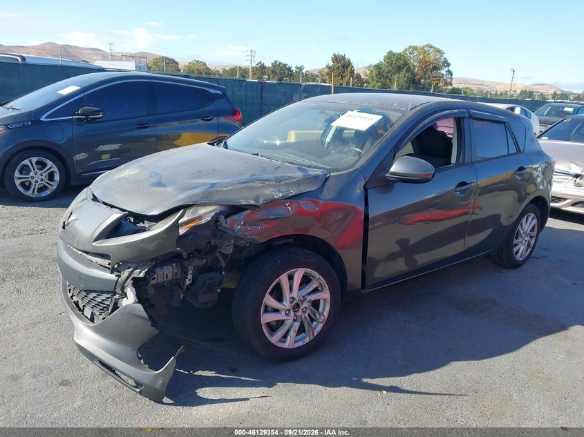 Vin: jm1bl1l81c1560437, lot: 46629074, mazda mazda3 i touring 20122