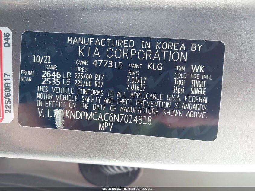 2022 KIA SPORTAGE LX · Фото 9
