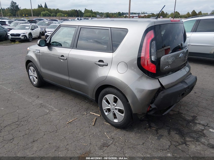 Vin: kndjn2a27f7133419, lot: 46629081, kia soul 20153