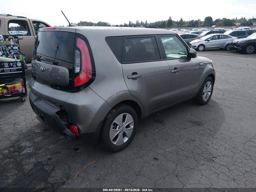 Vin: kndjn2a27f7133419, lot: 46629081, kia soul 20154