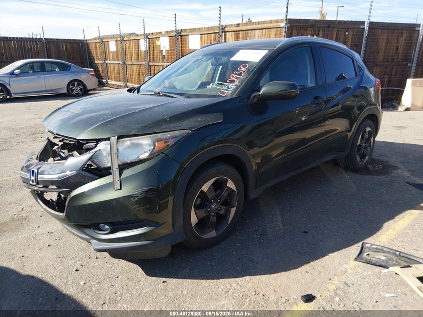 Vin: 3czru6h74jm712259, lot: 46629100, honda hr-v ex-l 20182
