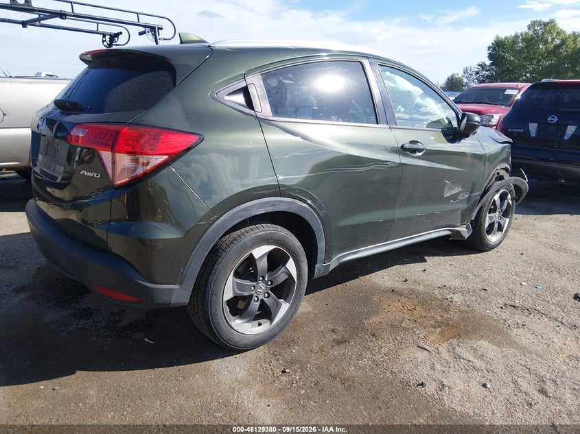 Vin: 3czru6h74jm712259, lot: 46629100, honda hr-v ex-l 20184
