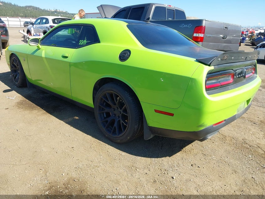 Vin: 2c3cdzfj5fh877839, lot: 46629101, dodge challenger r/t scat pack shaker 20153
