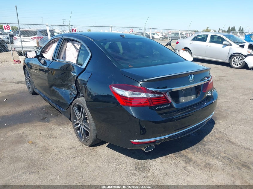 Vin: 1hgcr3f97ha019629, lot: 46629102, honda accord touring v6 20173