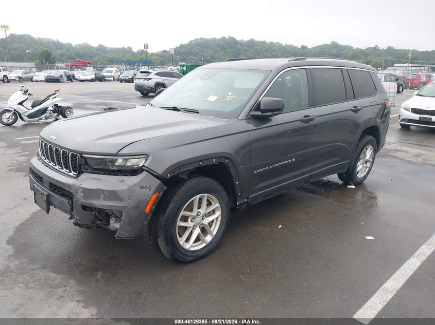 Vin: 1c4rjkag5n8615664, lot: 46629105, jeep grand cherokee l laredo 4x4 20222