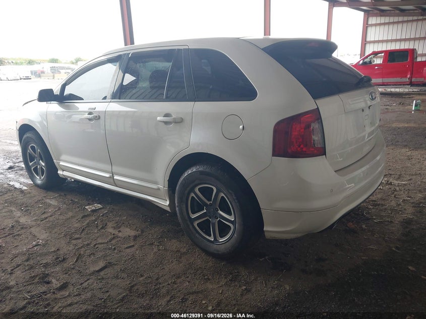 Vin: 2fmdk3ak7dbb97780, lot: 46629111, ford edge sport 20133