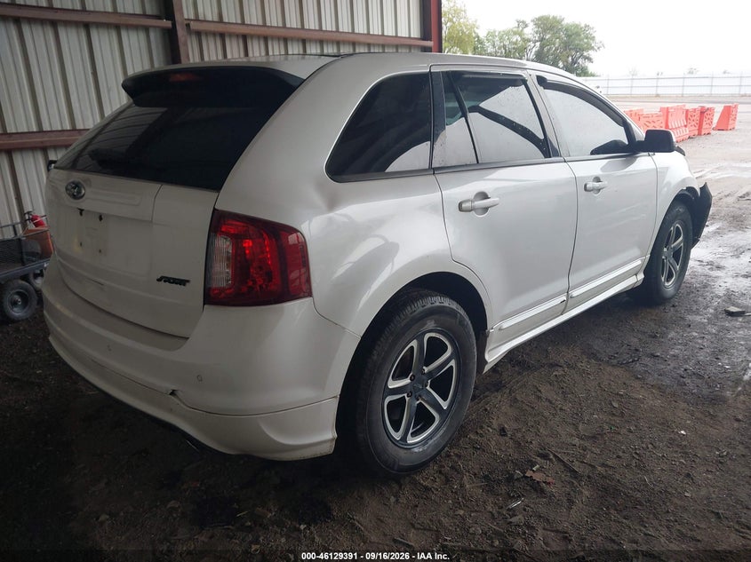 Vin: 2fmdk3ak7dbb97780, lot: 46629111, ford edge sport 20134
