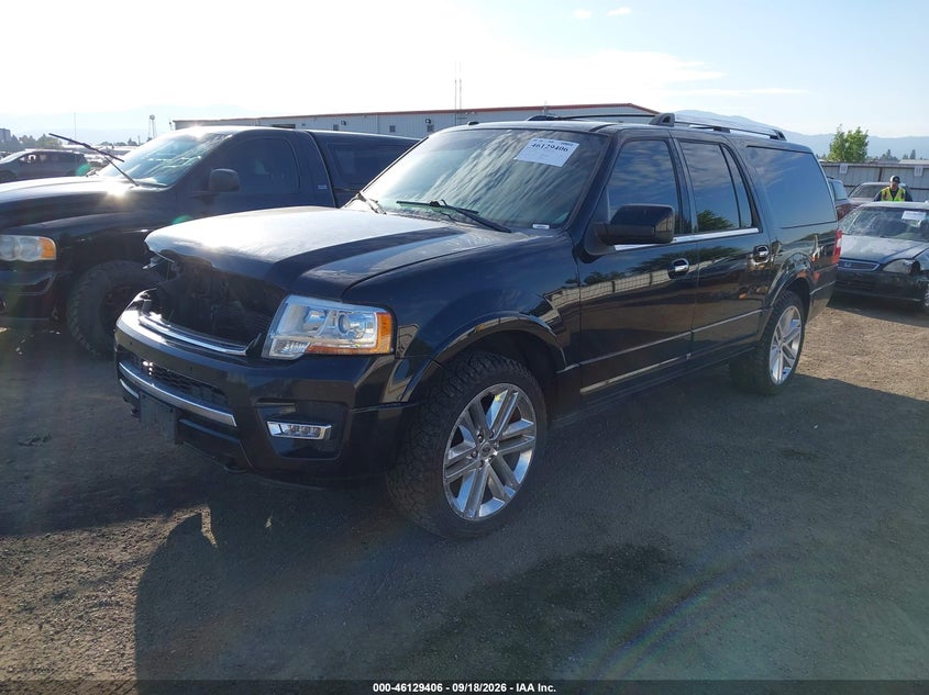 Vin: 1fmjk2at0gef02597, lot: 46629126, ford expedition el limited 20162