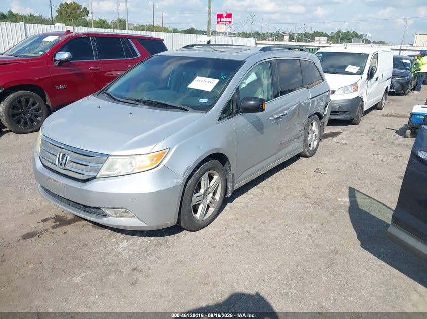Vin: 5fnrl5h95bb052839, lot: 46629136, honda odyssey touring/touring elite 20112