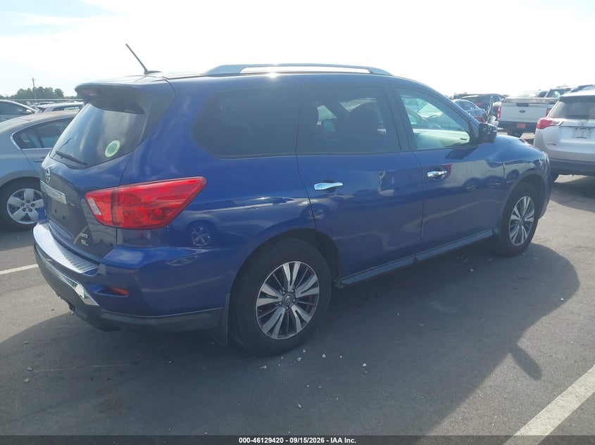 Vin: 5n1dr2mmxhc632624, lot: 46629140, nissan pathfinder sl 20174
