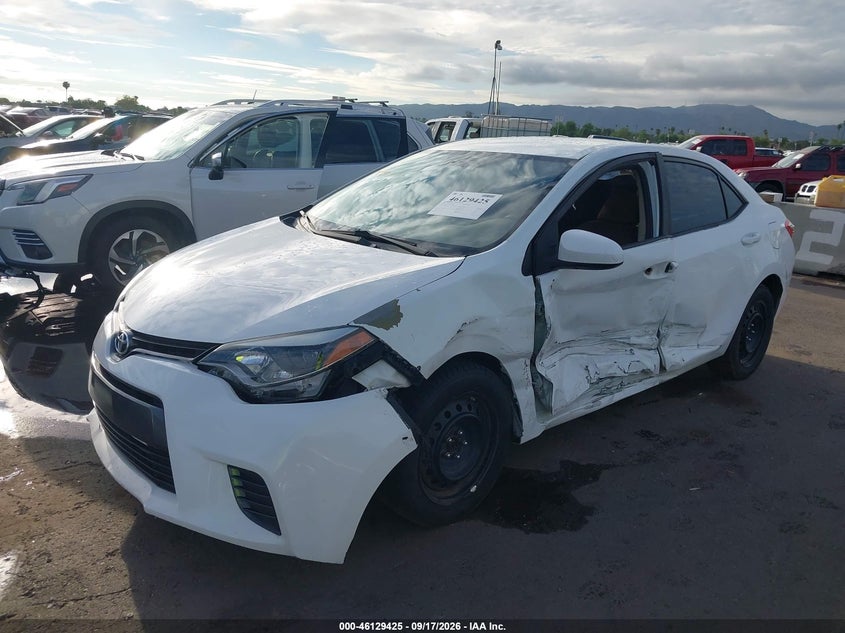 Vin: 5yfburhe5fp239706, lot: 46629145, toyota corolla le 20152