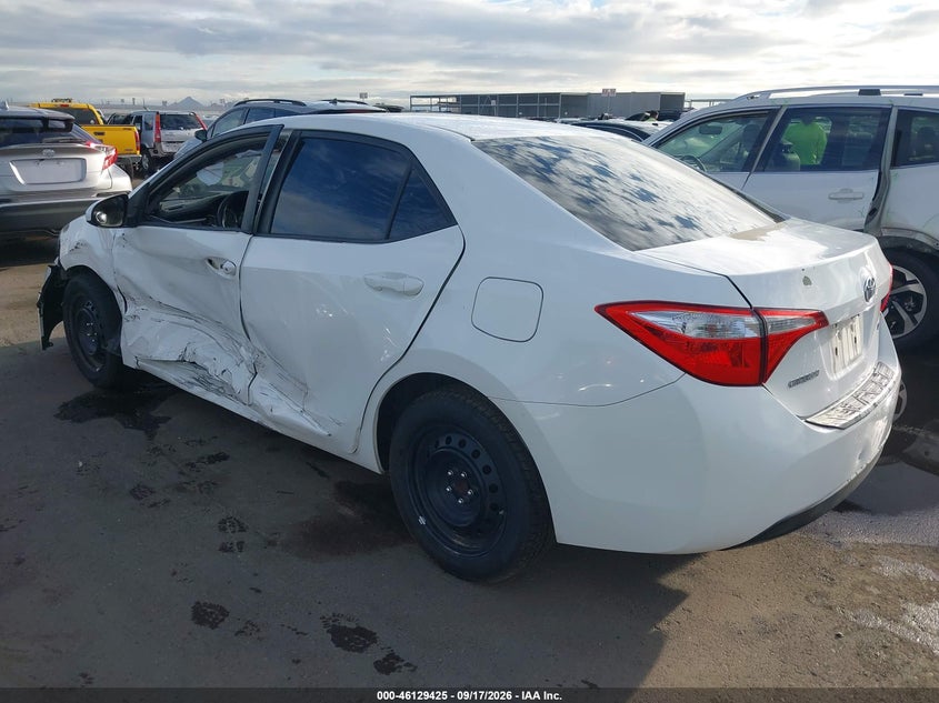 Vin: 5yfburhe5fp239706, lot: 46629145, toyota corolla le 20153