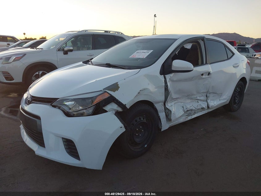 Vin: 5yfburhe5fp239706, lot: 46629145, toyota corolla le 20152