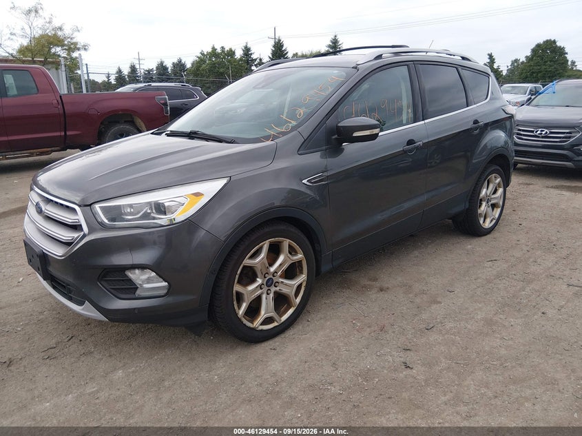 Vin: 1fmcu0j97hub30016, lot: 46629174, ford escape titanium 20172