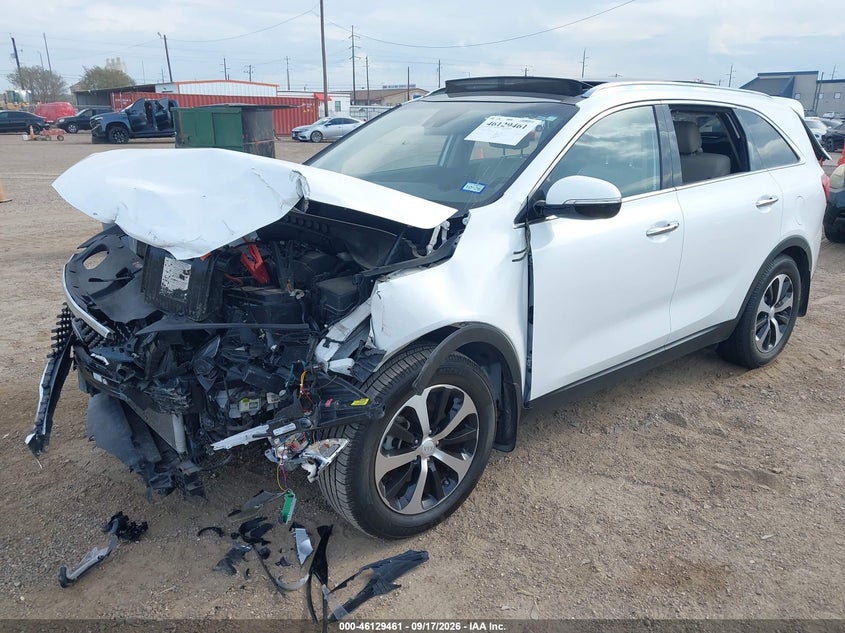 Vin: 5xyph4a53jg406083, lot: 46629181, kia sorento 3.3l ex 20182