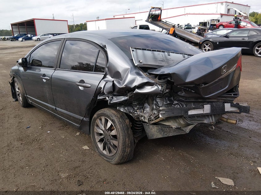 Vin: 19xfa1f9xbe000147, lot: 46629188, honda civic ex-l 20113