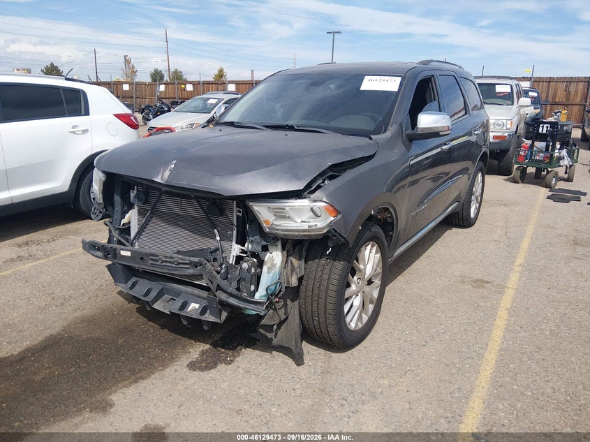 Vin: 1c4rdjeg1ec370676, lot: 46629193, dodge durango citadel 20142