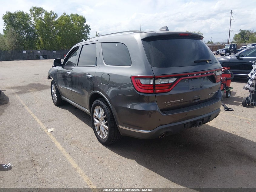 Vin: 1c4rdjeg1ec370676, lot: 46629193, dodge durango citadel 20143