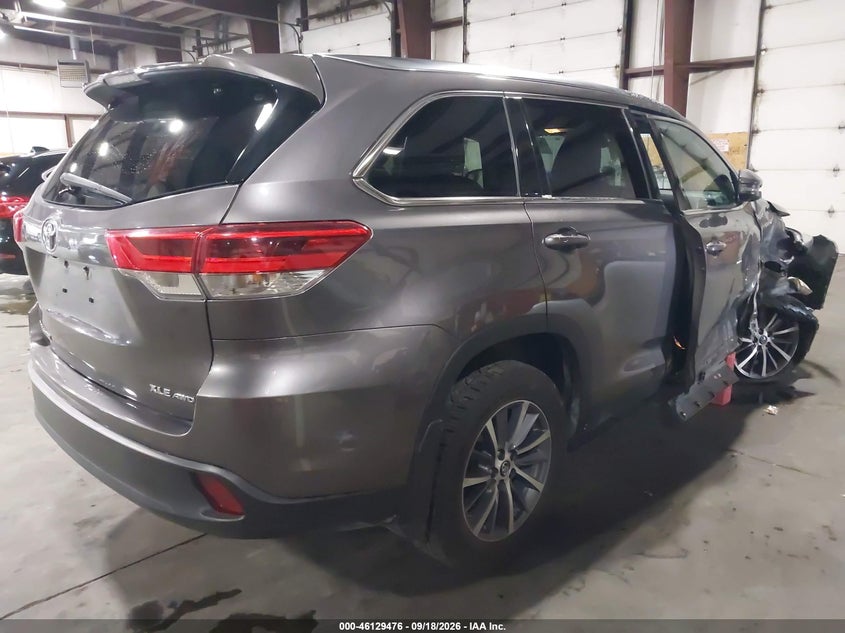 Vin: 5tdjzrfh0ks579745, lot: 46629196, toyota highlander xle 20194