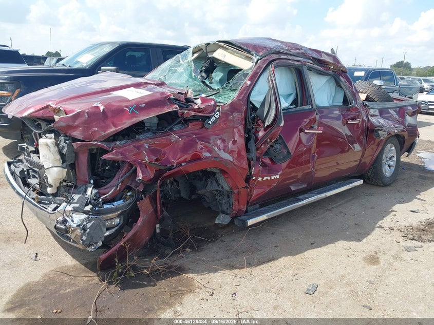 Vin: 1c6srfjtxkn738671, lot: 46629204, ram 1500 laramie  4x4 5'7 box 20192