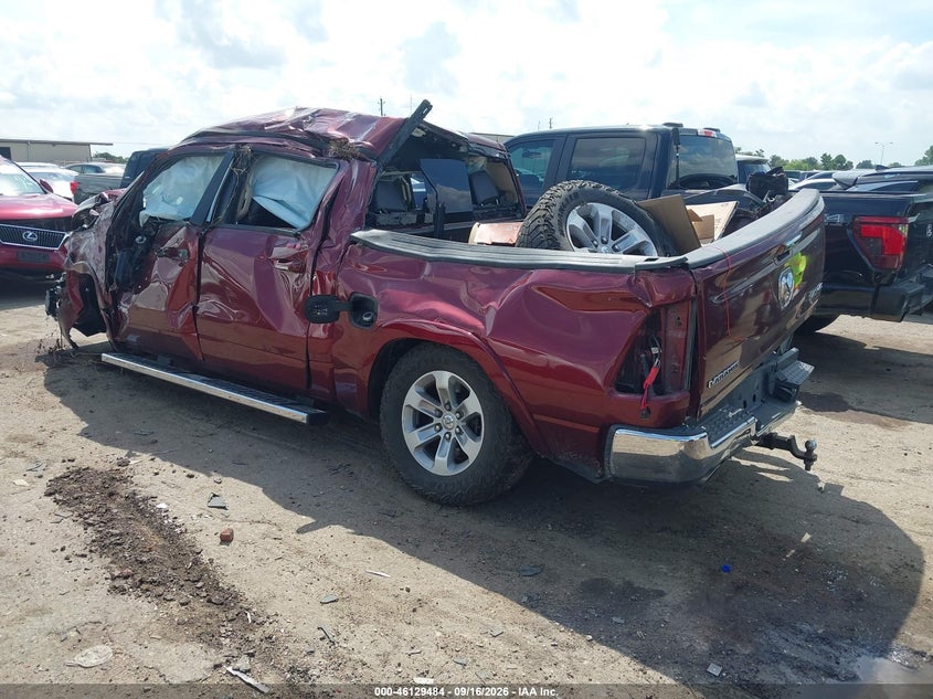 Vin: 1c6srfjtxkn738671, lot: 46629204, ram 1500 laramie  4x4 5'7 box 20193
