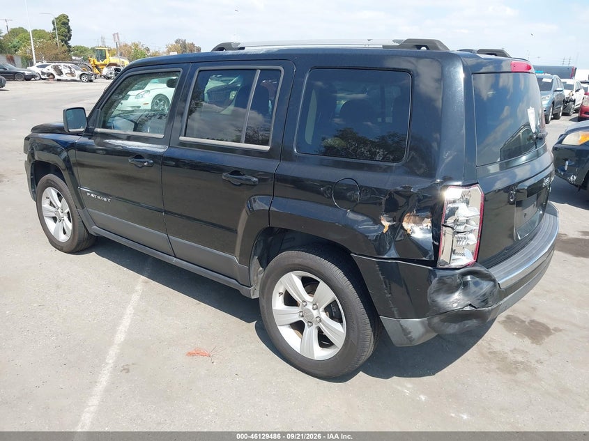 Vin: 1c4njpcb2ed570266, lot: 46629206, jeep patriot limited 20143