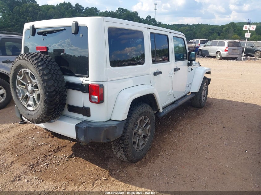 Vin: 1c4bjwfg4gl266854, lot: 46629221, jeep wrangler unlimited rubicon 20164