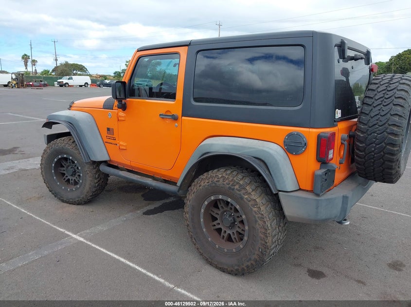 Vin: 1c4ajwag3cl201331, lot: 46629222, jeep wrangler sport 20123